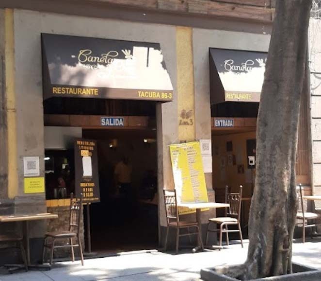 Canela y oro cocina economica at Centro Historico Mexico City. Affordable restaurants in Mexico.