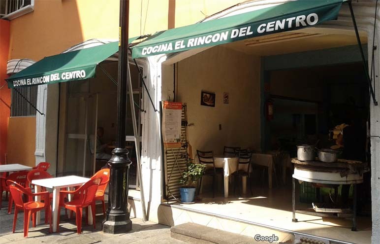 canela y oro cocina economica at Centro Historico Mexico City. Affordable restaurants in Mexico.